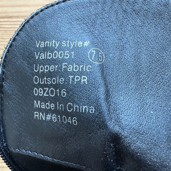 Cute black suede booties. Used but good condition. - Picture 3 of 4